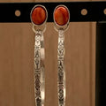 1+1 Offer: Boho Vintage Onyx Earrings