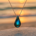 Lagoon | Necklace in labradorite