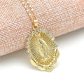 Virgin Mary Pendant Necklace