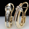 1+1 Offer: Vintage gold and diamond earrings