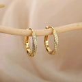 1+1 Offer: Irregular Minimalist Shiny Gold Earrings