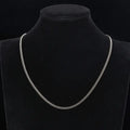 3mm Stainless Steel Cuban Link Chain Necklace – Sleek & Hypoallergenic