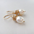 1+1 Offer: Vintage Pearl Golden Threads Earrings