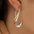 1+1 Offer: Golden dangling vintage earrings