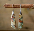 1+1 Offer: Vintage nature stone earrings