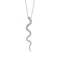 Amazonian Serpent Pendant in Silver