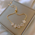Bracelet Crystal Daisy in Gold