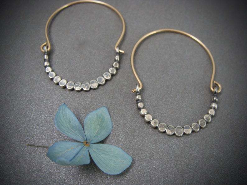 1+1 Offer: Boho cubic silver earrings
