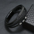 Luxurious Vintage Beaded PU Bracelet Magnetic Buckle