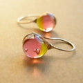 1+1 Offer: Warm Glass Drop Earrings Vintage
